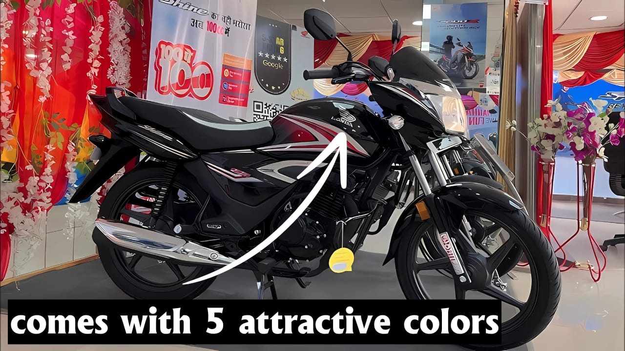 Honda Shine Unveils 5 Stunning New Colors in Latest Launch