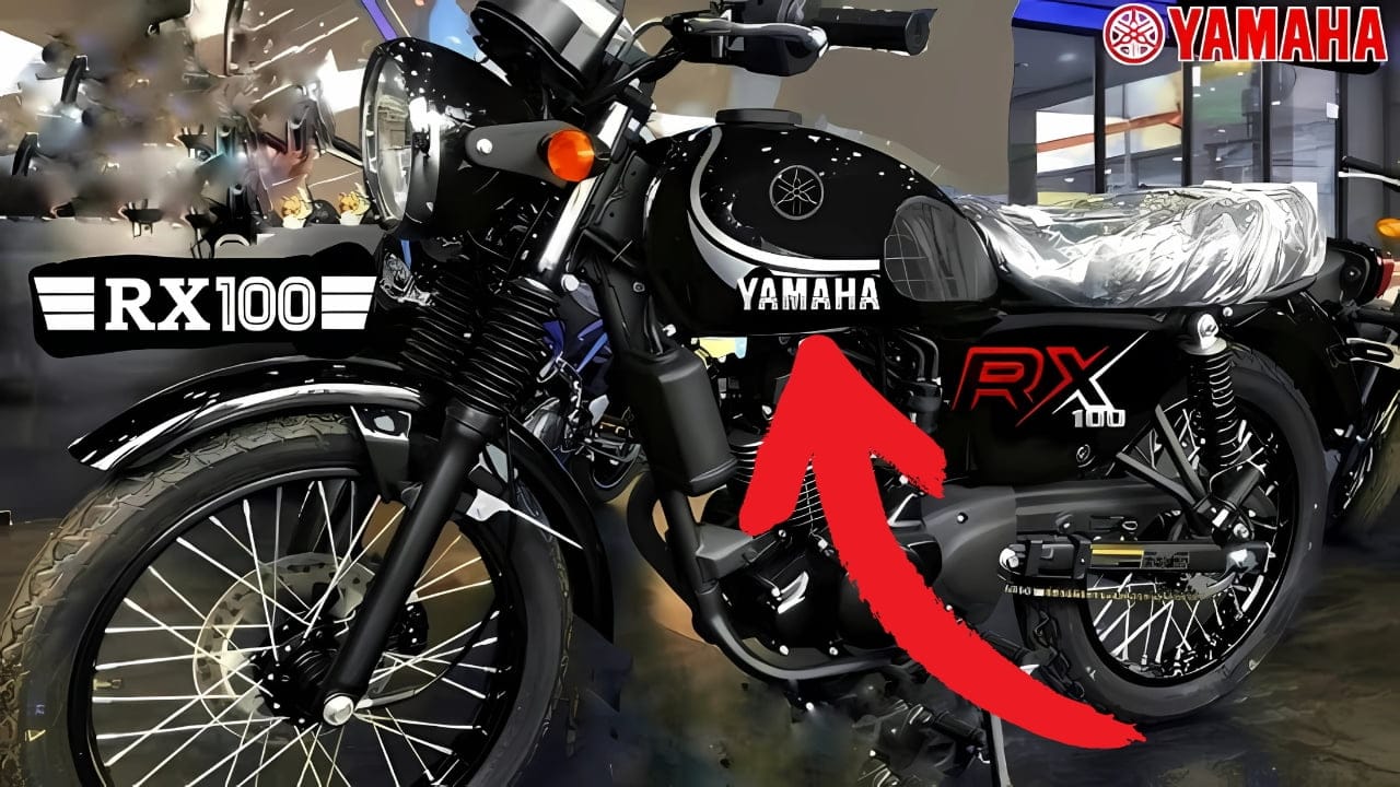 Yamaha RX 100 comeback with old school theme or new engine